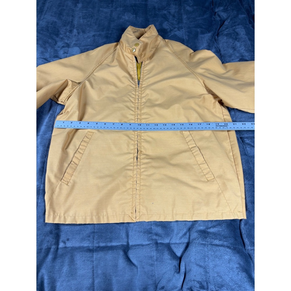 Vintage Pacific Trail Sportswear Tan Harrington Jacket Classic Car Embroidery 38 - Picture 3 of 8